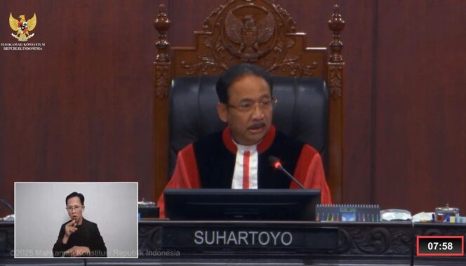 
					Hakim MK Suhartoyo, (Foto: Tangkapan Layar)