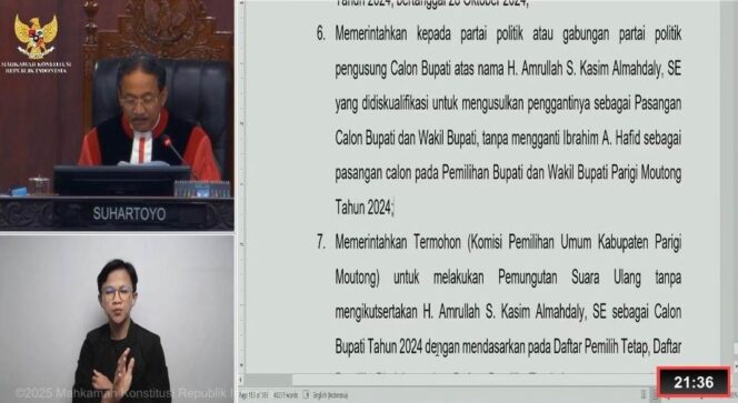 
					Hakim MK Suhartoyo, (Foto: Tangkapan Layar)