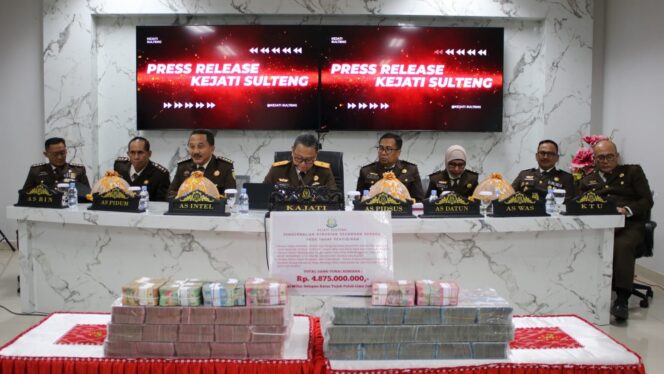 
					Kejaksaan Tinggi Sulawesi Tengah Memaparkan Hasil Kinerja Periode Januari - Agustus Tahun 2025, (Foto: Istimewa)