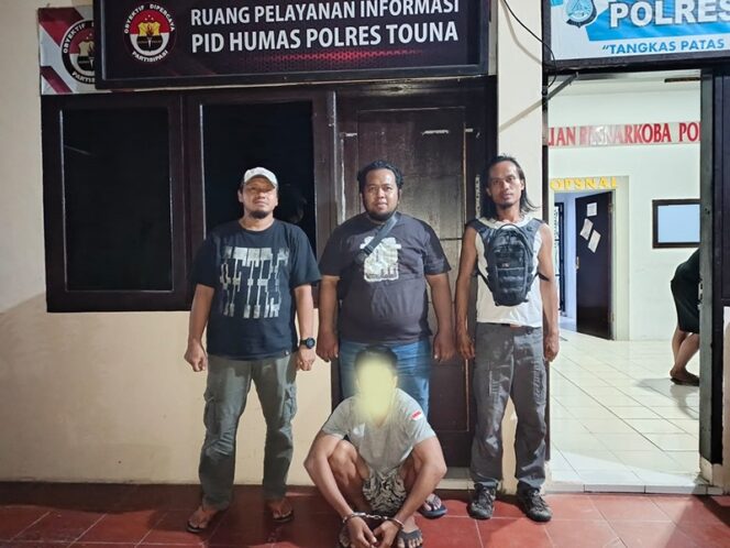 
					Pelaku KDRT Di Tangkap Saat Sedang Pesta Sabu Oleh Tim Resmob Polres Tojo Una-una, (Foto: Istimewa)