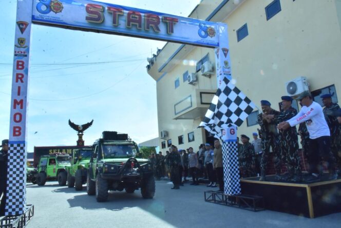 
					Offroad Adventure HUT ke-80 Brimob Polri, 141 Kendaraan Geber Jalur Ekstrem di Palu