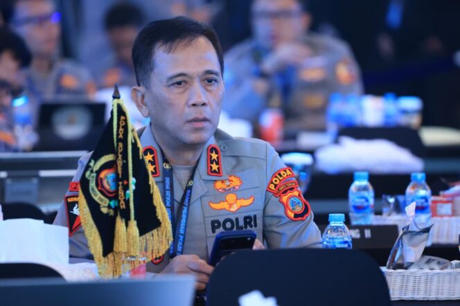 
					Kapolda Sulawesi Tengah Irjen Pol Dr Endi Sutendi menghadiri Rapat Pimpinan (Rapim) TNI-Polri Tahun 2026. (Foto: Istimewa)