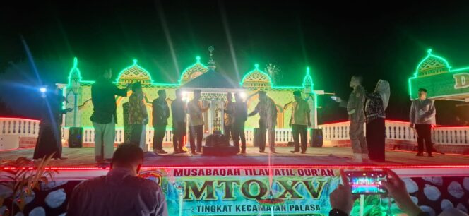 
					Pelaksanaan Musabaqah Tilawatil Qur’an (MTQ) Tingkat Kecamatan Palasa yang digelar di Desa Eeya, Kecamatan Palasa, Kabupaten Parigi Moutong. (Foto: Istimewa)