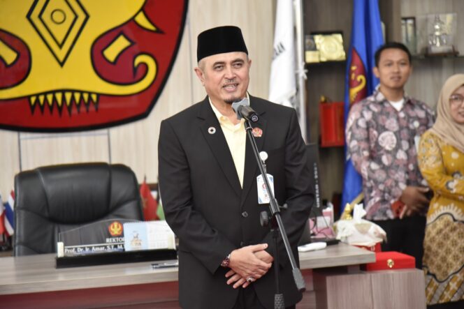
					Rektor Universitas Tadulako Prof. Dr. Ir. Amar, ST., MT., IPU., Asean Eng. (Foto: Istimewa)