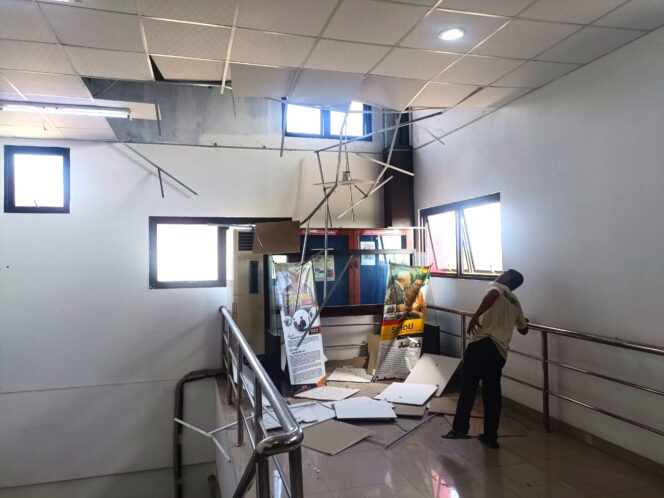 
					Kerusakan Gedung Untad Akibat Gempa Bumi Tektonik Berkekuatan Magnitudo 6,7 yang Mengguncang Wilayah Sulawesi Tengah Pada Selasa (16/6/2026). (Foto: Istimewa)