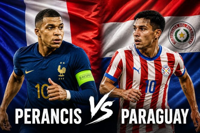 
					Perancis vs Paraguay. (Foto: Istimewa)