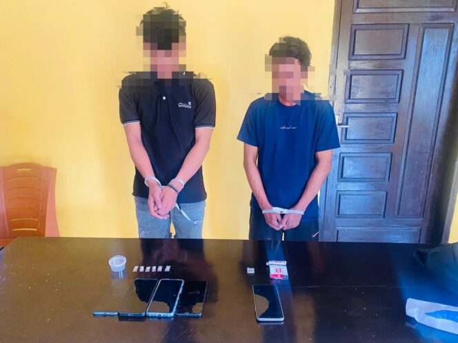 
					Kedua Pelaku Kasus Dugaan Peredaran Narkotika Jenis Sabu. (Foto: Istimewa)