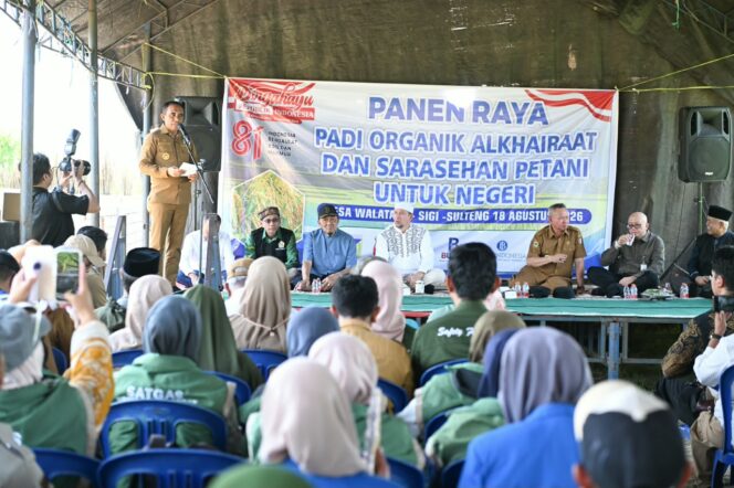 
					Gubernur Anwar Hafid Dorong Walatana Jadi Model Pertanian Organik Sulteng. (Foto: Istimewa)