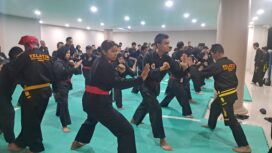 Aktivitas latihan bersama yang digelar secara rutin oleh SMI Komda Sulteng. Kegiatan ini melibatkan para pesilat dari sejumlah Komwil SMI kabupaten/kota di Sulteng. (Foto: Istimewa)