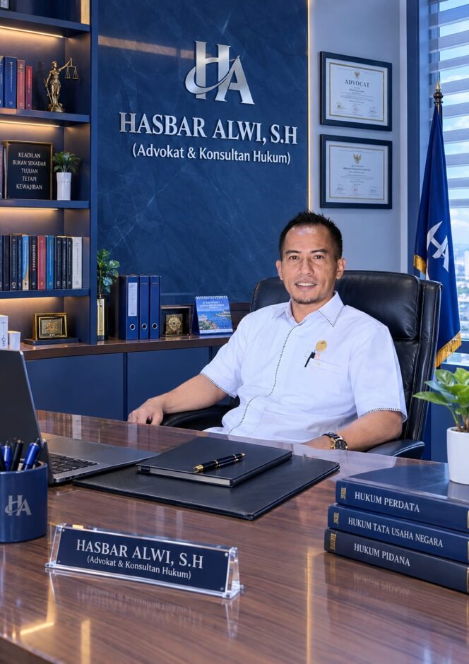 
					Tim Kuasa Hukum Gubernur Sulteng Hasbar Alwi, SH., (Foto: Istimewa)