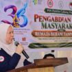 Wakil Gubernur Sulawesi Tengah dr. Reny A. Lamadjido, Sp.PK., M.Kes., Membuka Bakti Sosial Pengabdian kepada Masyarakat dalam rangka HUT ke-36 Perhimpunan Dokter Spesialis Patologi Klinik dan Kedokteran Laboratorium Indonesia (PDS PatKLIn) Cabang Palu di Aula SMA Negeri 1 Palu. (Foto: Istimewa)
