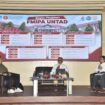 Fakultas Matematika dan Ilmu Pengetahuan Alam (FMIPA) Universitas Tadulako (Untad) menggelar Special Event MIPA Beyond Inspiration Melalui Dialog Interaktif Bertajuk “Menyikapi Bumi, Membagikan Info: Refleksi Pengamat Kebencanaan Sulawesi Tengah” di Aula FMIPA Untad. (Foto: Istimewa)