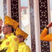 Menteri Hukum Republik Indonesia, Supratman Andi Agtas, Yang Bertindak Sebagai Inspektur Upacara Pada Upacara Peringatan Hari Ulang Tahun (HUT) Ke-48 Kota Palu Di Halaman Kantor Wali Kota Palu. (Foto: Istimewa)