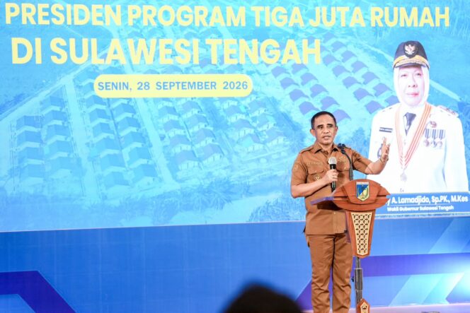 
					Gubernur Sulawesi Tengah membuka Rapat Koordinasi (Rakor) Percepatan Program Tiga Juta Rumah di Rumah Jabatan Gubernur Siranindi, Palu. (Foto: Istimewa)