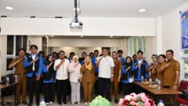 Lembaga Penelitian dan Pengabdian kepada Masyarakat Universitas Tadulako Bersama Wakil Wali Kota Palu, Imelda Liliana Muhidin, S.E., M.A.P., Menggelar Pembekalan KKN Tematik Pertanahan Tahun 2026. (Foto: Istimewa)