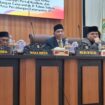 Wakil Ketua I DPRD Kota Palu Muhlis U. Aca Memimpin Rapat Masa Persidangan Caturwulan III Tahun Sidang 2026 . (Foto: Istimewa)