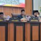 Wakil Ketua I DPRD Kota Palu Muhlis U. Aca Memimpin Rapat Masa Persidangan Caturwulan III Tahun Sidang 2026 . (Foto: Istimewa)