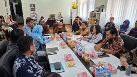 Sekretaris Daerah Kota Palu, Irmayanti Pettalolo, S.Sos., M.M., Menerima Badan Pemeriksa Keuangan (BPK) Perwakilan Provinsi Sulawesi Tengah di Ruang Kerja Sekretaris Daerah Kota Palu. (Foto: Istimewa)