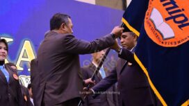 Gubernur Sulawesi Tengah Dr. H. Anwar Hafid, M.Si Melantik Dewan Pengurus Wilayah (DPW) MIPI Sulawesi Tengah periode 2026–2031 di Hotel BW Coco. (Foto: Istimewa)