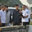Wali Kota Palu H. Hadianto Rasyid, S.E., meninjau kawasan Jembatan Jalan Moh. Yamin, Kota Palu. (Foto: Istimewa)