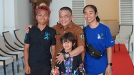 Wali Kota Palu, H. Hadianto Rasyid, S.E., Saat Menerima Audiensi Palu Skating Academy di Rumah Jabatan Wali Kota Palu. (Foto: Istimewa)