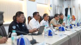 Gubernur Sulawesi Tengah, Dr. H. Anwar Hafid, M.Si., Memimpin Rapat Koordinasi Upaya Pencegahan dan Penegakan Hukum Lingkungan Hidup Wilayah Sulawesi Tengah. (Foto: Istimewa)